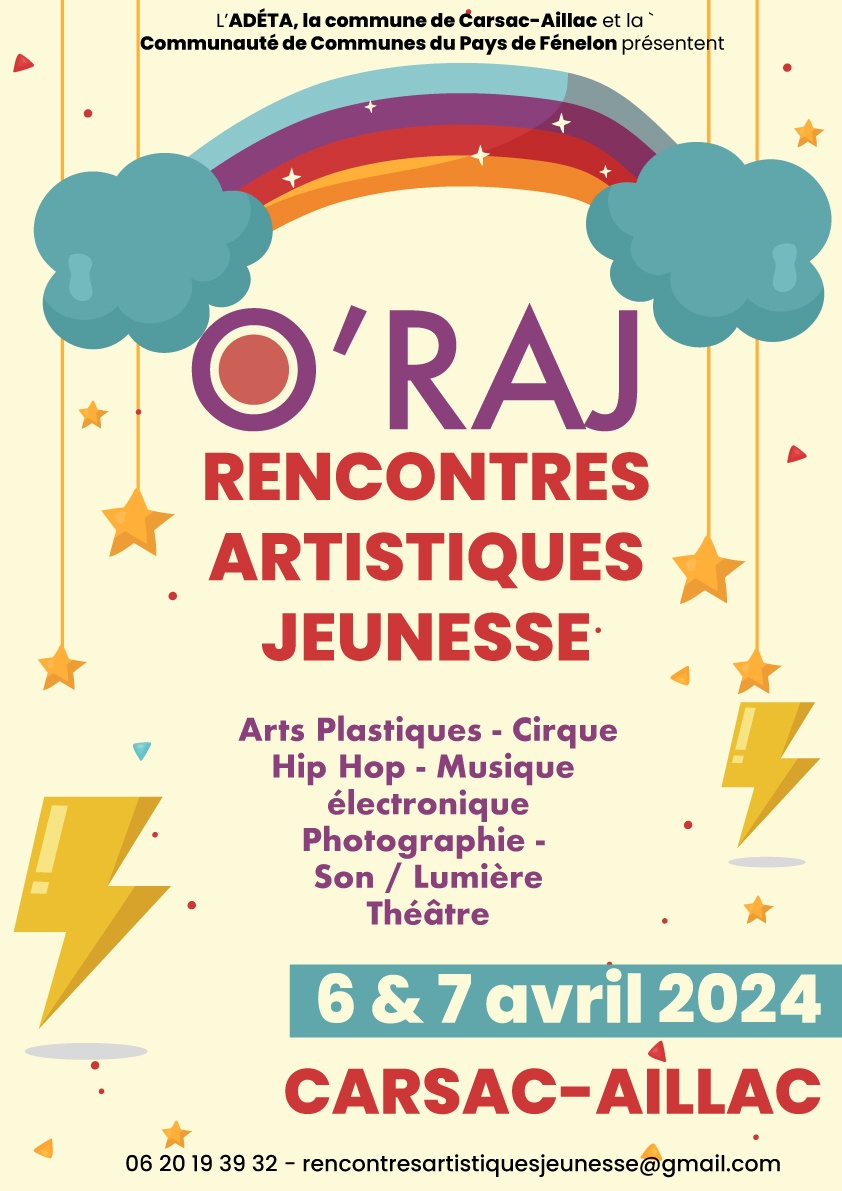 Les Rencontres Artistiques Jeunesse ORAJ 2024