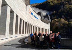 LES MAIRES DU PAYS DE FÉNELON EN VISITE AU BARRAGE DE CHASTANG