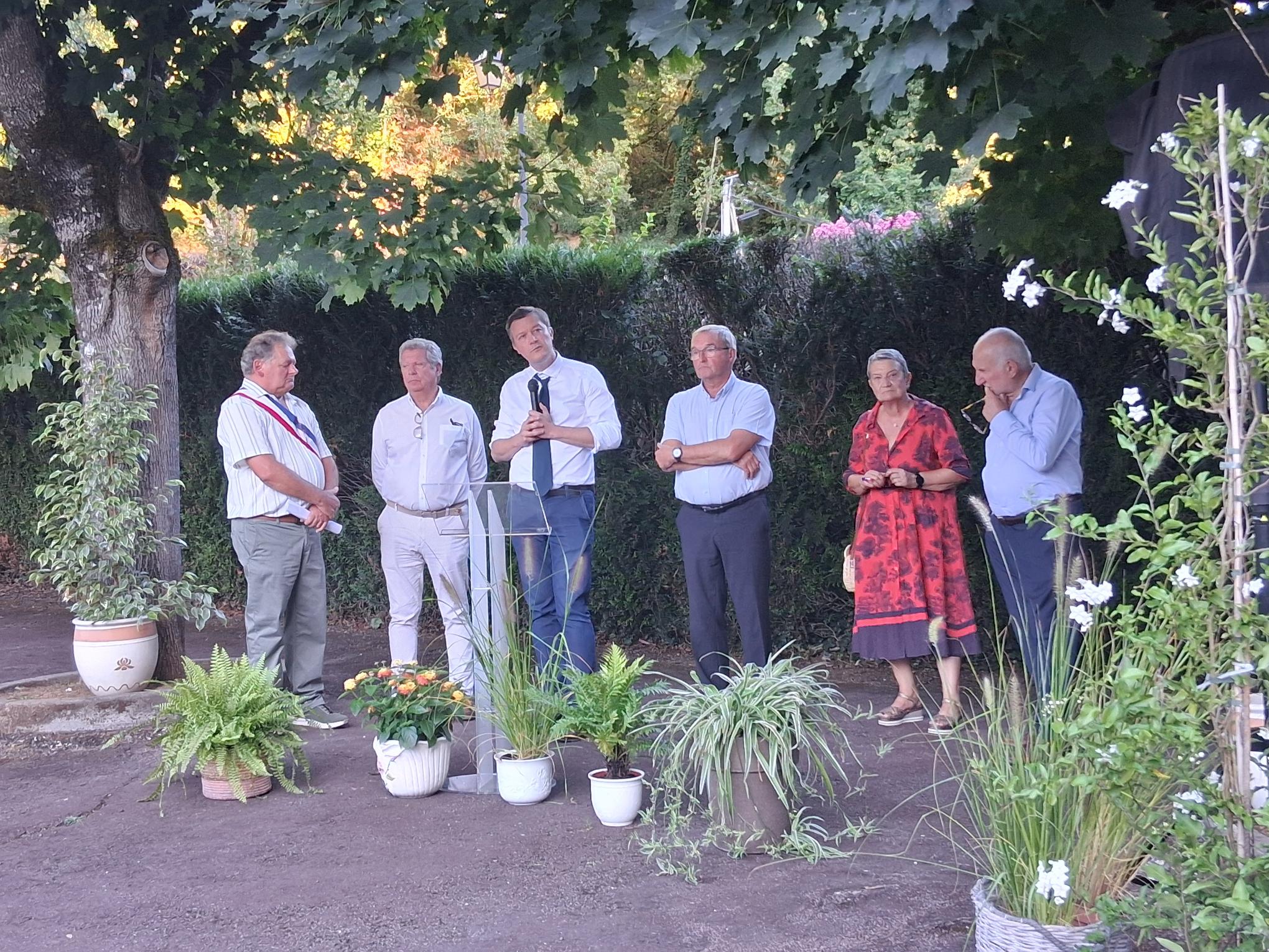 L'inauguration de la chaudière biomasse de Sainte-Mondane