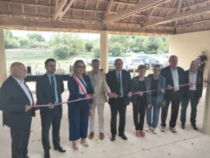 Inauguration de la nouvelle halle et ses espaces aménagés à Archignac