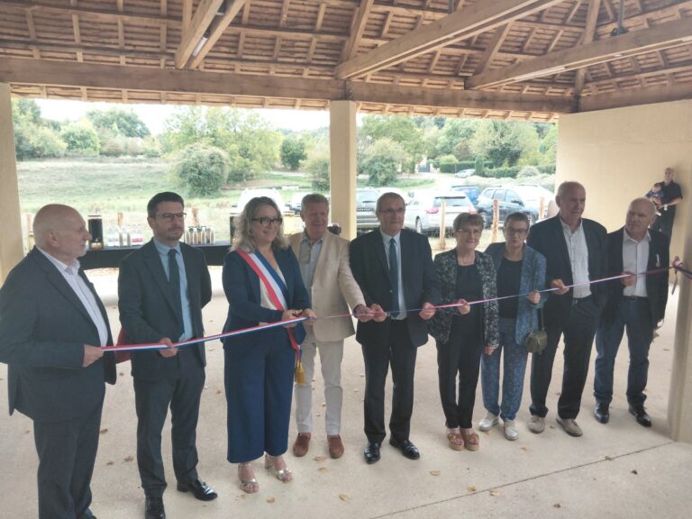 Inauguration de la nouvelle halle et ses espaces am&eacute;nag&eacute;s &agrave; Archignac
